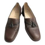Christian Louboutin VTG Brown slip on tassel leather loafers. 100% Authentic Photo 2