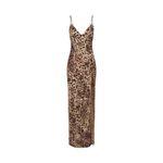 SKIMS leopard DOLCE&GABBANA x silk long slip dress Photo 5