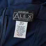 Alex Evenings  dark blue evening gown and jacket set Photo 7