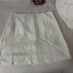 French Connection  White Linen Skirt Photo 1