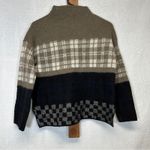 Urban Outfitters  Silence + Noise Gunner Plaid Long‎ Sleeve Sweater Size XS/S Photo 3