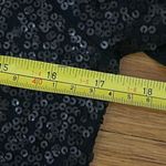 J. CREW Sequin 3/4 Sleeve Boat Neck Blouse Size XS Black NWT Holiday Party Photo 8