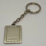 Nine West Silver tone statement block keychain Photo 0