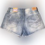 Aeropostale  High Rise Shorty Blue Jean Denim Shorts Distressed Cut-Off NWT 0 Photo 5