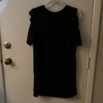 SheIn Ripped Distressed Black T-Shirt Dress Tunic M Bikercore Rocker Grunge Punk Photo 5
