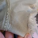 Free People  WE THE FREE FADED GREEN CUTOFF PAPERBAG HIGH WAISTED JEANS SHORTS M Photo 8