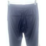 COS NWT  Wool Blend Navy Blue Straight Leg Trouser Sz 4 Photo 6