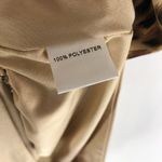 Princess Polly Womens Kelya Bodysuit Satin V Neck Leopard Print Beige Brown 4 Photo 6