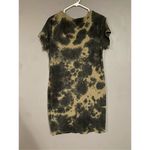 Sanctuary Social Standard By  Green Tie Dye Short Sleeve T-shirt Dress L Photo 4