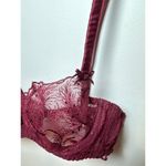 NWOT Muse Women's Size 34B Purple Lace Unlined Balconette Bra Intimates Photo 8