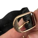 Balenciaga  Arena Giant Black Leather  Rose Gold Bracelet Small $230 Photo 3
