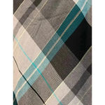 R.Q.T. Pencil skirt turquoise grey plaid size 12 Gray Photo 4