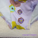 New! Set! Beth Richards Delrey Bikini Top and bottom, 70’s floral‎ bikini, L Purple Size L Photo 5