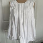 Madewell  Sleeveless Crewneck Bubble Top White Size L NU852 Photo 1