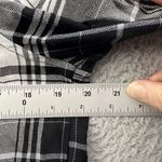 Lucky Brand  Popover Pleated‎ Flannel Shirt Button Plaid Preppy Boho Women's M Photo 6