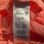 Seven7 Melon & Peach Short Sleeve Scoop Neck Lightweight Women’s T-Shirt Large Photo 4