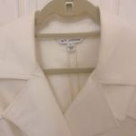 St. John Creamy White Tie Waist Trench Coat Photo 2