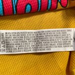 Wonder woman cropped Tee, crew neck, long sleeve, oversized, super hero,‎ SZ S Yellow Photo 7