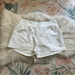 Commando  Faux Leather Relaxed Slip In Shorts In White Photo 2