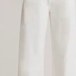 Madewell The Harlow Wide-Leg Trouser Jean Women 27 Ivory Granolagirl Minimalist Photo 0