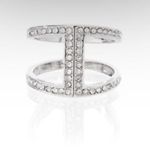 Chloe + Isabel EUC Pave Crystal Ring Photo 0