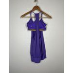 Lululemon  No Limits Tank Top Size 4 Purple Built In Bra Layered Photo 4