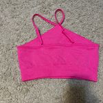Halter Cropped Athletic Workout Tank Size Medium Blue Photo 1