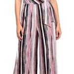Connected Apparel  Pink and Black Striped Jumpsuit/ Romper Photo 11
