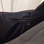 BCBGMAXAZRIA ‎ Black Gown Maxi Structured Satin Gown Size 6 Prom Homecoming Mesh Photo 8