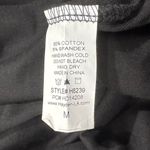 Hayden NEW  LA Black Leopard Puff Sleeve Black Top Women’s Medium Photo 3