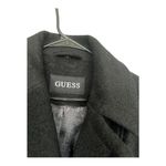 Guess Black Trench Coat with Double-Breasted Style and Wide Lapel Collar Photo 11