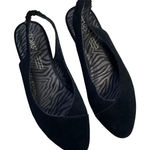 Toms  Black Sling Back Flat Mules Pointed Toe‎ 6 Dress Shoes Photo 0