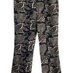 Ralph Lauren Black Label Floral Paisley Print Linen Pants Black Tan Photo 1