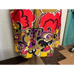 GB skirt A line groovy 1960s mustard purple yellow olive green Photo 2