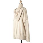 Ivory V Neck Hoodie Sweater Size L Photo 1