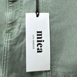 Mica Denim Women's 31 Sap Green Cargo Utility Cropped Straight Pants Stretch Photo 14