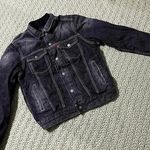 Levi's Vintage washed black denim jacket
Tagged a kids large - fits a womens XS Photo 0