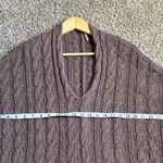 Free People Mushroom Oversized Sweater Brown Tan Casual Comfy Winter Neutral Photo 8