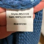 Johnny Was  Open Front slouchy 3/4 sleeve cardigan blue size S‎ Photo 6