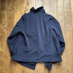 Koolaburra by Ugg Women's  Microfleece & Sherpa Open Cardigan Navy Large Photo 9