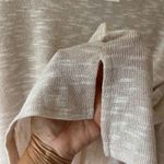 Dress Barn Sz L Turtle Neck Street Shiny Beige Pullover Blouse Long Sleeve Top Photo 5