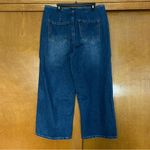 Kaffe Clothing KAhera Wide Leg Dark Wash High Rise Jeans Blue Size 16 Photo 5