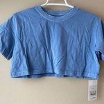 Halara  Super Cropped Blue T-Shirt Size Large Photo 0