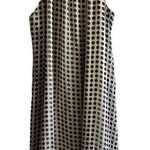 Jonathan Martin  Navy & Green Polka-a-Dot Dress Lined Size 14 Photo 0