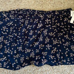 Abound NWT  navy floral plus size shorts 3X Photo 0