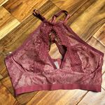Victoria's Secret Women’s Victoria secret maroon bralette. New! Size large Photo 0