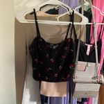 Forever 21  Cherry Corset Style Tank Top Photo 1