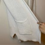 Marine layer Catalina Open Front Chunky Open-Knit Cardigan White Sz Small Photo 8