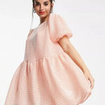 ASOS Collective the Label Exclusive metallic smock mini dress in check sequin 12 Photo 0