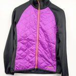 Marmot Quilted Lightweight Full Zip Jacket Coat Purple Black Small Womens Photo 0